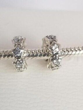 Authentic Pandora Starshine Spacers 925 Ale Silver